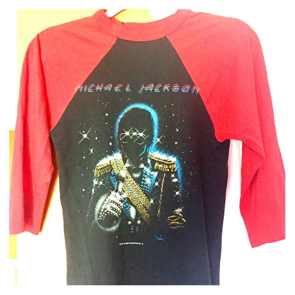 Original Michael Jackson 1984 Victory Tour shirt
